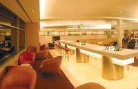 Aménagement de l'espace lounge pour Qantas British Airway, Aéroport de Sydney, by Luc Simon & Axel Kraus.