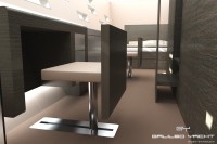 Design intérieur Arkona yacht 67' : meuble de la cabine