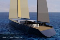 Les grands voiliers monocoques de plus de 100 pieds : l'Arkona 120' par Luc Simon, architecte et designer naval, constructeur de bateau.