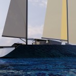 Les grands voiliers monocoques de plus de 100 pieds : l'Arkona 120' par Luc Simon, architecte et designer naval, constructeur de bateau.