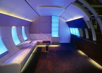 revolutionary new interior concept for the Airbus A319 Corporate Jetliner - design Luc Simon
