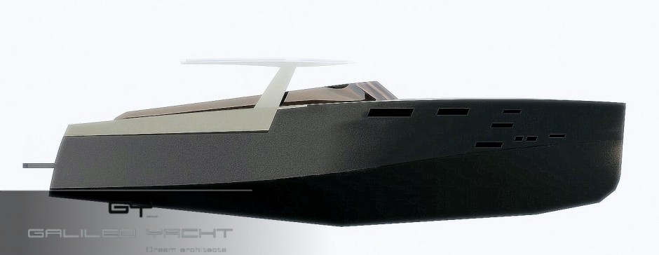 Arkona 38' Cap Ferret monocoque moteur par Luc Simon architecte naval & designer