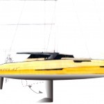 Arkona Mono Voile 49 profil par Luc Simon architecte naval & designer