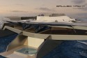 concept-boat - Arkona trimaran 150' à mat repliable par Luc Simon architecte naval