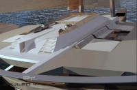 concept-boat - Arkona trimaran 150' à mat repliable par Luc Simon architecte naval