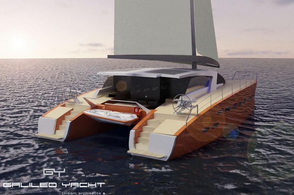 Arkona 50' multicoque catamaran voile par Luc Simon, architecte et designer naval