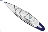 Les grands voiliers monocoques de plus de 100 pieds : le Blubay 200' Stratosphere par Luc Simon, architecte et designer naval, constructeur de bateau.