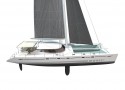 Blubay 75' cata voile par Luc Simon, architecte et designer naval, constructeur de bateau.