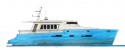Esquisse kéréon 60' multicoque moteur par Luc Simon, architecte naval et constructeur de bateau.