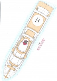 Le Galiléo 187' (55-57m) EXPLORER - grand bateau à moteur monocoque par Luc Simon architecte naval & designer