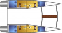 Galiléo 50' Santerelli catamaran voile