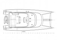 Le Galiléo 75' Voyager, catamaran moteur ,par Luc Simon, architecte et designer naval.