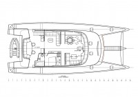 Le Galiléo 75' Voyager, catamaran moteur ,par Luc Simon, architecte et designer naval.