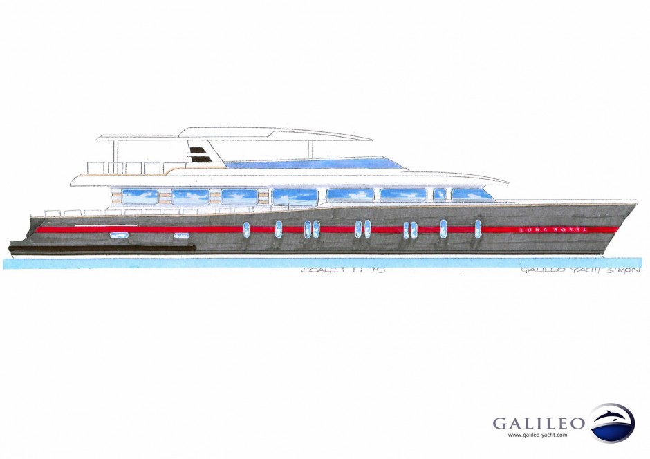 Le Kéréon 105' Day Charter, bateau à moteur monocoque par Luc Simon architecte naval & designer