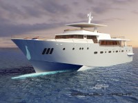 le yacht Kéréon 110 est destiné à la croisière. Sa carène Wave Percing lui permet d’affronter toutes les conditions de mer dans un confort étonnant.