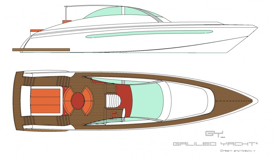 Montara 55' monocoque moteur par Luc Simon architecte naval & designer