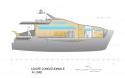 Montara 65 , bateau multicoque moteur par Luc Simon, architecte et designer naval.