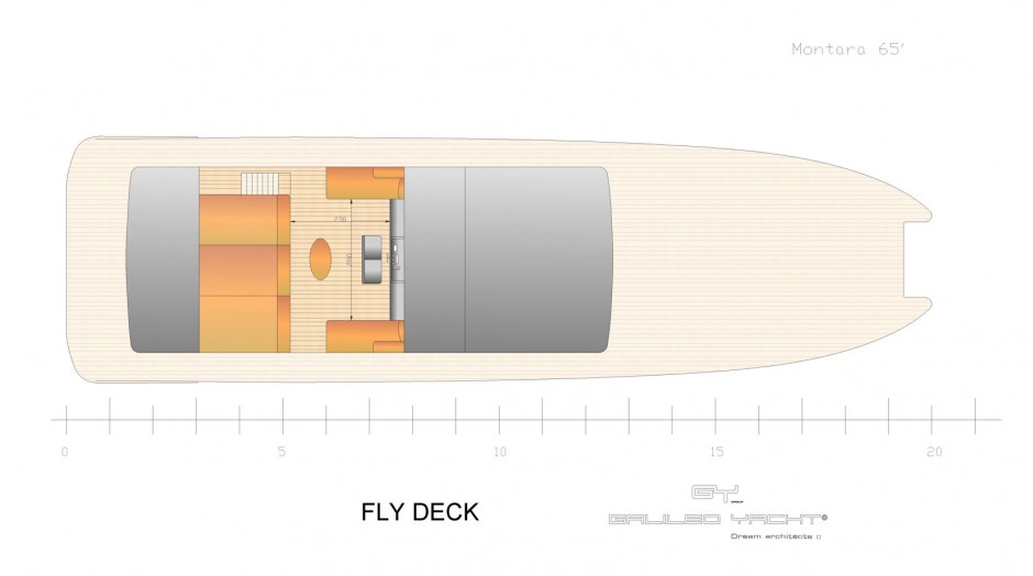 Montara 65 , bateau multicoque moteur par Luc Simon, architecte et designer naval.