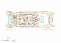 Le Montara 111' catamaran, multicoque moteur, concept Luc Simon architecte naval