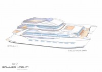 Le Montara 111' catamaran, multicoque moteur, concept Luc Simon architecte naval