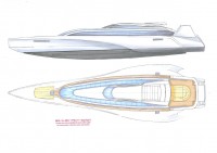 Le Montara 132' trimaran rapide par Luc Simon et Gilles Vaton