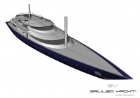Galiléo Yacht monocoque Voile 80 pieds par Luc Simon architecte naval & designer